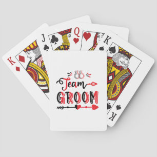Baraja De Cartas Boda Gift Team Groom