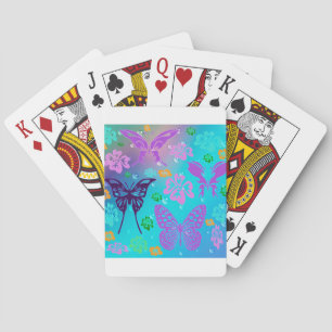 Baraja De Cartas Boda hawaiano del flor de la hawaiana hermosa de