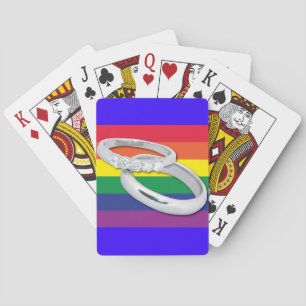 Baraja De Cartas Boda lesbiana gay