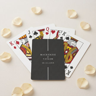 Baraja De Cartas Boda Nombre Personalizado y Fecha