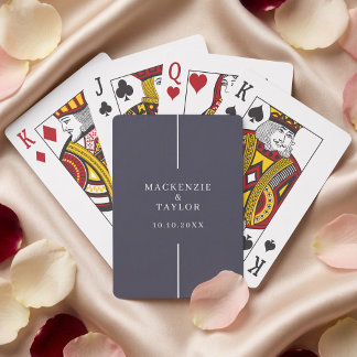 Baraja De Cartas Boda Nombre Personalizado y Fecha