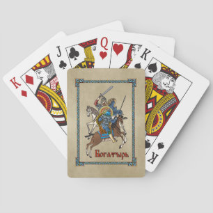 Baraja De Cartas Bogatyr ruso medieval