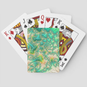 Baraja De Cartas Bohemio Trippy Fractal Abstracto Espiral