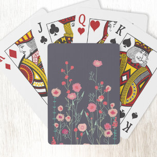 Baraja De Cartas Boho floral oscuro