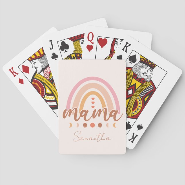 Baraja De Cartas Boho Rainbow Mama (Reverso)