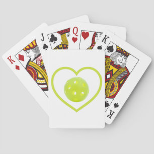 Baraja De Cartas bola de encurtidos amarillos