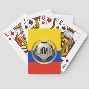 Baraja De Cartas Bola de fútbol de Colombia