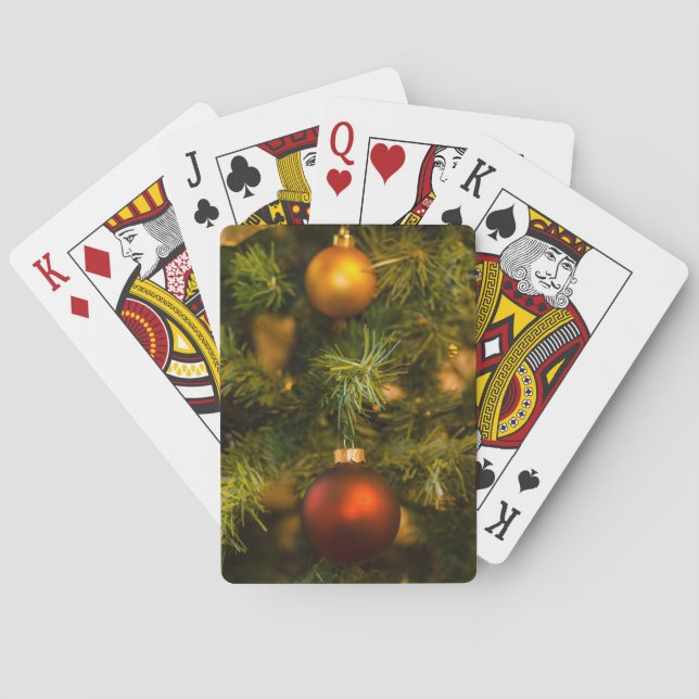 Baraja De Cartas Bolas de navidad (Reverso)