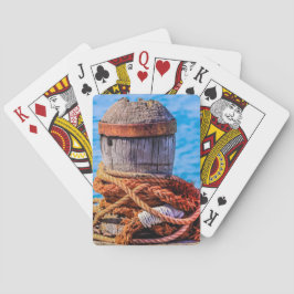 Baraja De Cartas Bollard de amarre antiguo