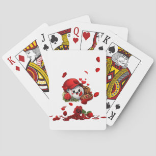 Baraja De Cartas Bolso de diseño adorable del día de San Valentín d