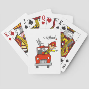 Baraja De Cartas Bombero a las camisetas y a los regalos del