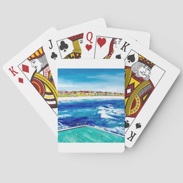 Baraja De Cartas Bondi Beach Icebergs (Reverso)