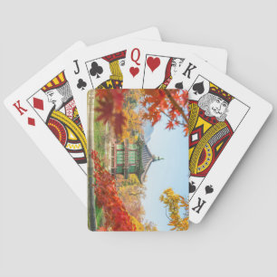Baraja De Cartas Bonita pagoda Gyeongbokgung Seúl Corea