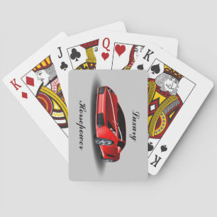 Baraja De Cartas Bonita tarjeta de juego para coches deportivos de