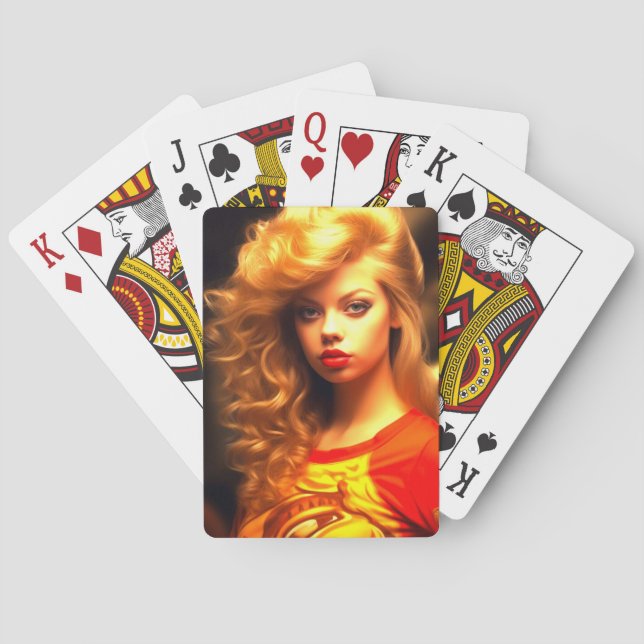 Baraja De Cartas Bonito Ai Lady (Reverso)