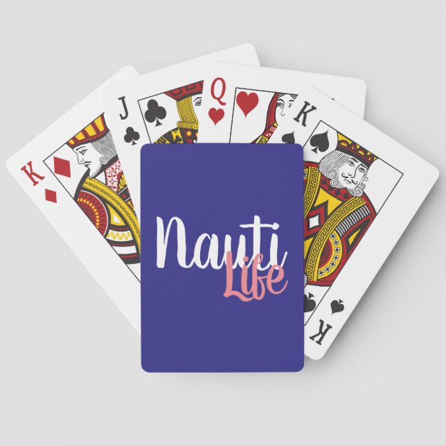 Baraja De Cartas bonito NAUTI LIFE | (Reverso)