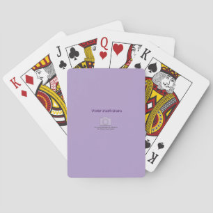 Baraja De Cartas Bonito Pastel Lilac / Lavender / Purple