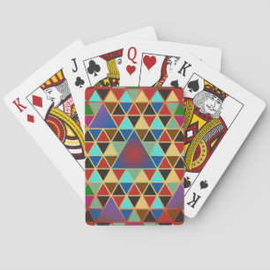 Baraja De Cartas Bonito Triángulo patrón III + sus ideas