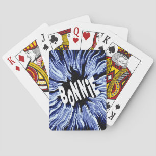 Baraja De Cartas Bonnie Name Star Art