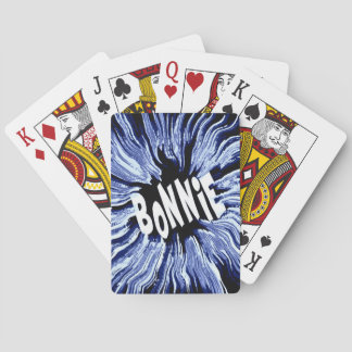Baraja De Cartas Bonnie Name Star Art