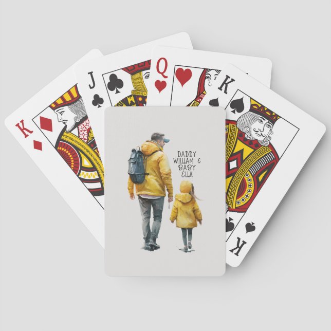 Baraja De Cartas Bono padre y hija (3) (Reverso)