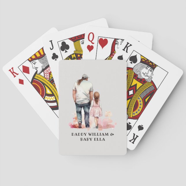 Baraja De Cartas Bono padre y hija (6) (Reverso)