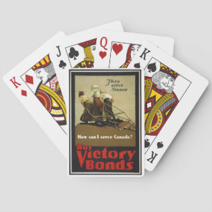Baraja De Cartas Bonos de guerra canadienses