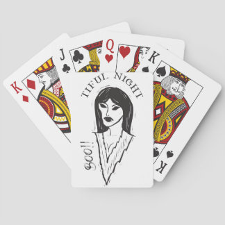 Baraja De Cartas Boo! Tiful Night witch Halloween