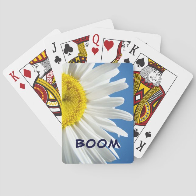 Baraja de Cartas BOOM Daisy Flor (Reverso)