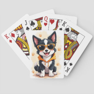Baraja De Cartas Border Collie Kawaii Divertido Perro