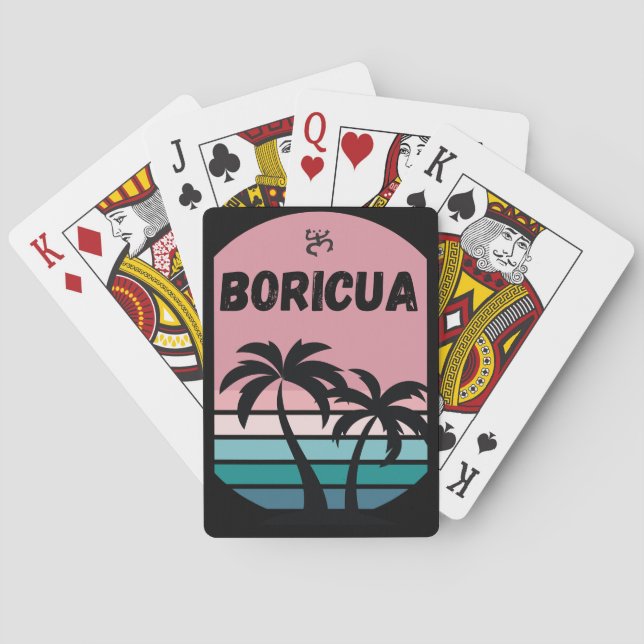 Baraja De Cartas Boricua.Coqui (Reverso)