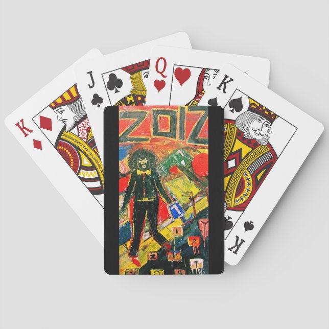 Baraja De Cartas Borrador NEGRO 2012 (Reverso)