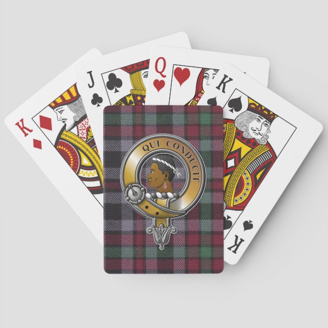 Baraja De Cartas Borthwick Tartan & Badge (Reverso)