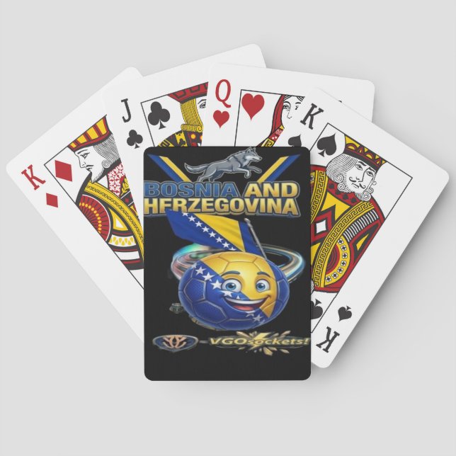 Baraja De Cartas BosniaH-GBall01 (Reverso)