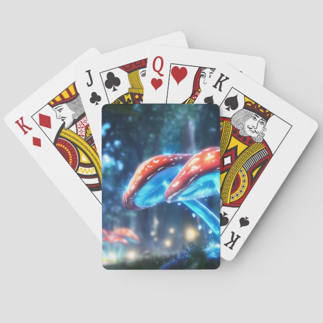Baraja De Cartas Bosque de hongos (Reverso)