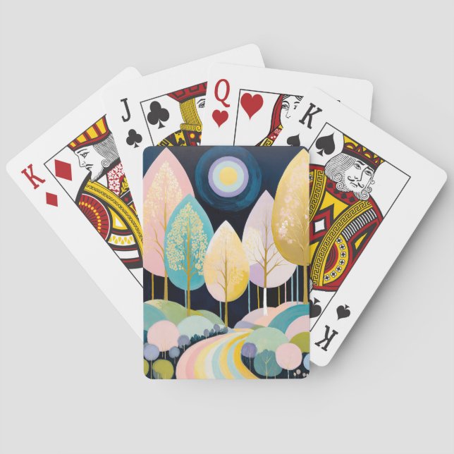 Baraja De Cartas Bosque de Lumina (Reverso)