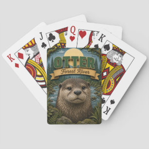 Baraja De Cartas Bosque de Nutria Río POPCUT