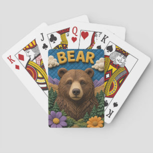 Baraja De Cartas Bosque de Osos Colinas Modernas KlayKoo