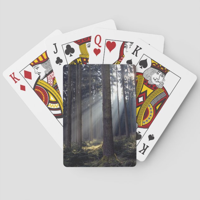 Baraja De Cartas Bosque en Baviera (Reverso)