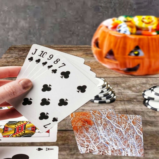 Baraja De Cartas Bosque esquelético II (Play some Poker, when you find a break between, Halloween festivities!)