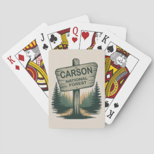 Baraja De Cartas Bosque Nacional Carson Nuevo México