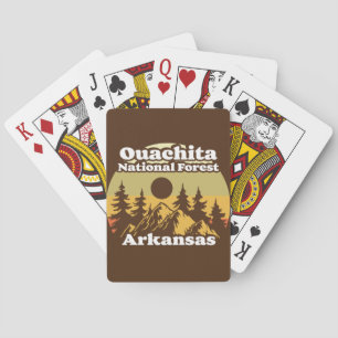 Baraja De Cartas Bosque nacional de Ouachita Arkansas