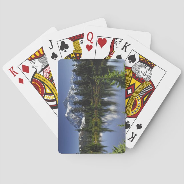 Baraja De Cartas Bosque Nacional Mount Baker-Snoqualmie (Reverso)
