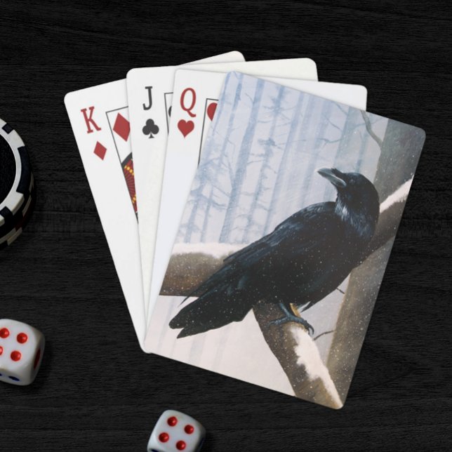 Baraja De Cartas Bosque Winter Raven (Subido por el creador)
