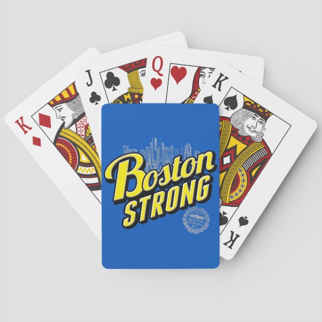 Baraja De Cartas Boston City recuerda con fuerza el azul (Reverso)