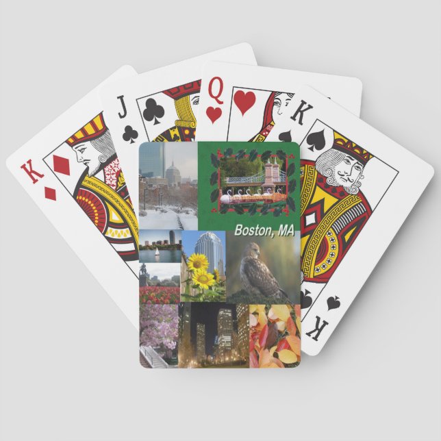 Baraja De Cartas Boston, Massachusetts (Reverso)