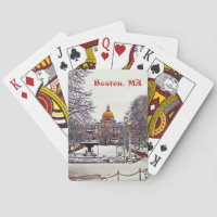 Boston State House en invierno
