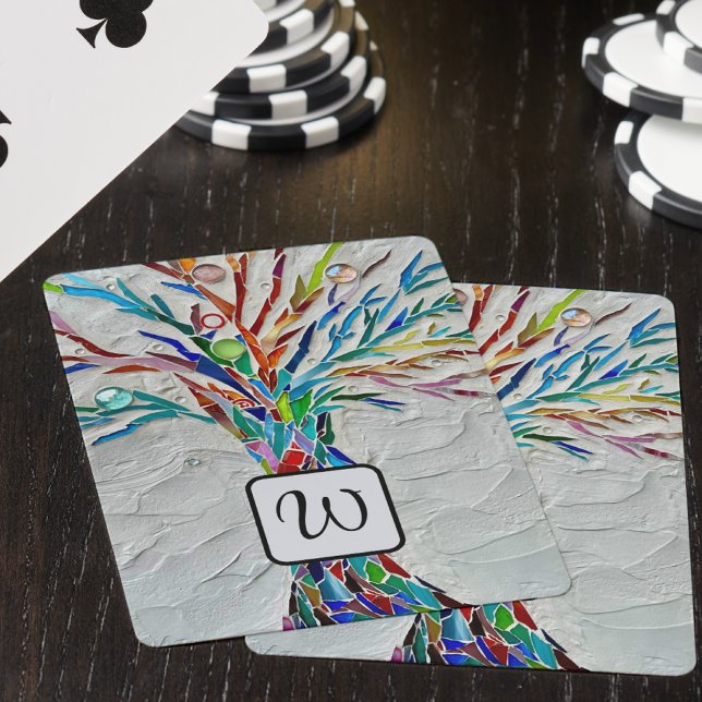 Baraja De Cartas Botánico Monograma (Subido por el creador)