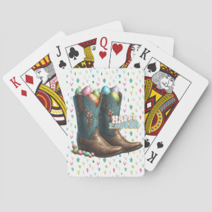 Baraja De Cartas botas de Pascua del suroeste de Texas