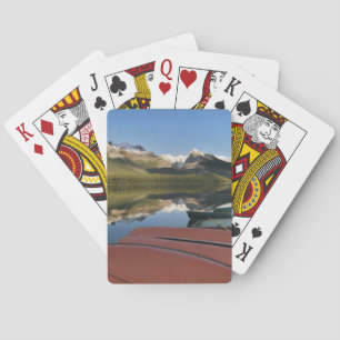 Baraja De Cartas Botes aparcados en la orilla del lago Maligne,